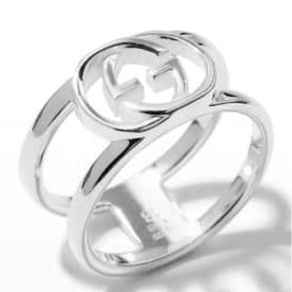 GUCCI INTERLOCKING WIDE OPEN BAND - Picture 11 of 13